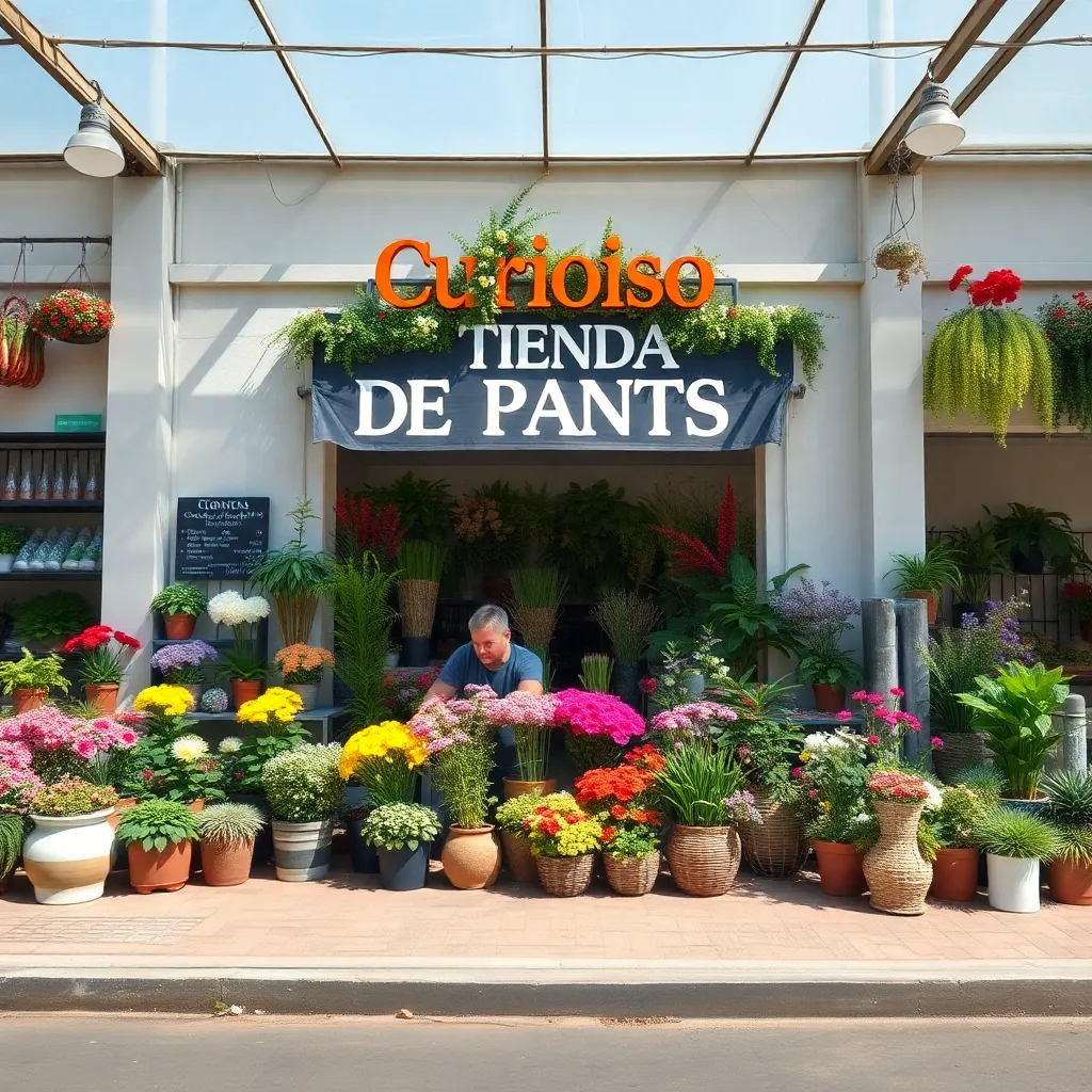 Curioso Tienda De Plantas