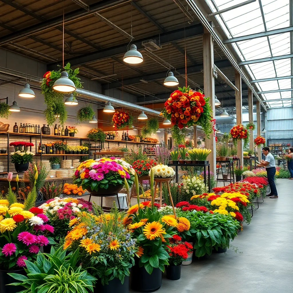 Floristería Flores Para Ti. Parque Industrial